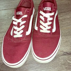 Maroon Classic Vans